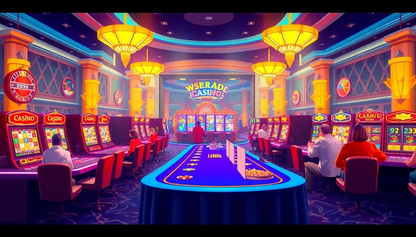 Experience casino ohne limit with thrilling gaming tables and vibrant slots for an exciting night out.