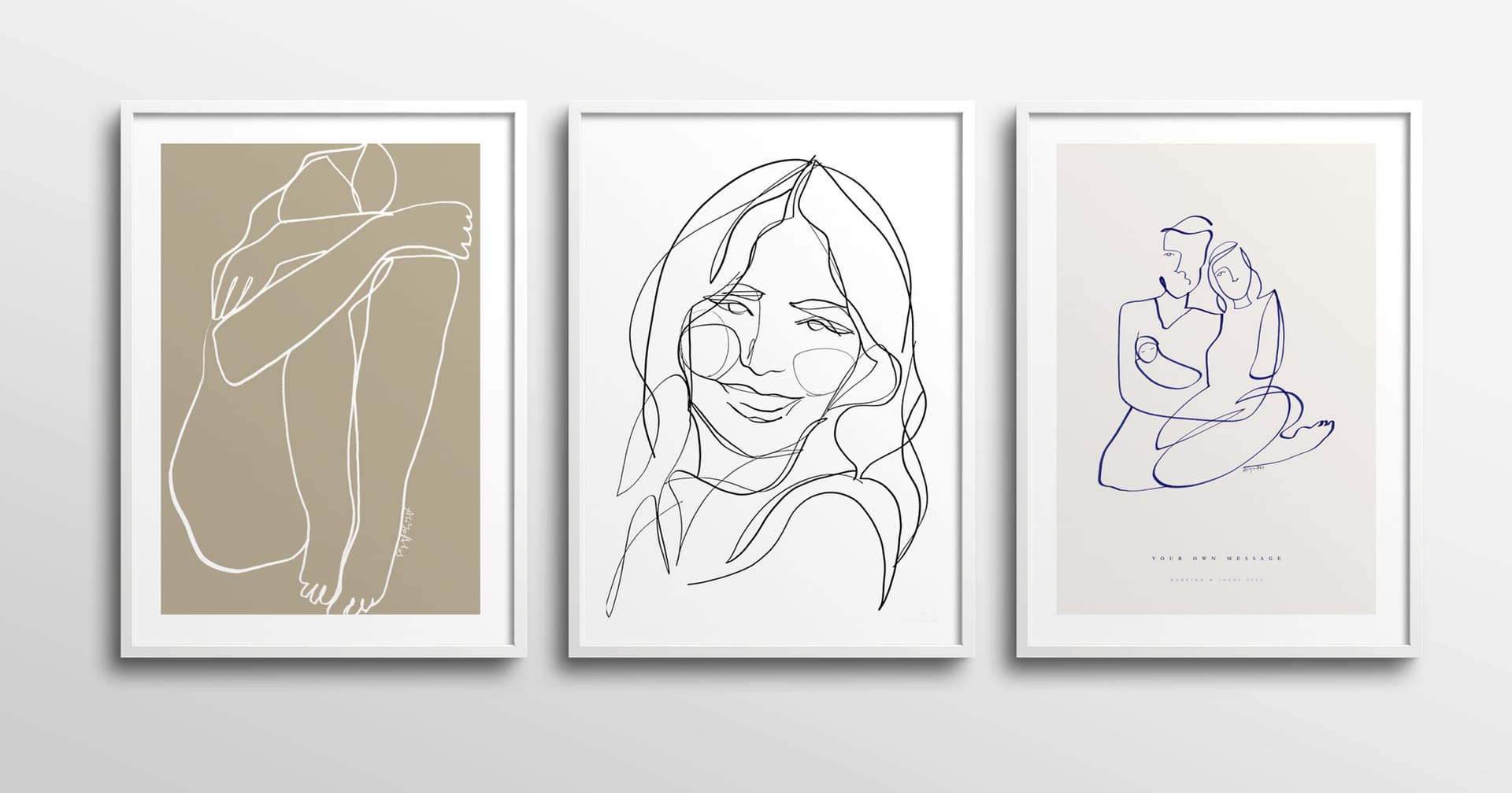 Portrait zeichnen lassen nach Fotovorlage bei Families Portrait