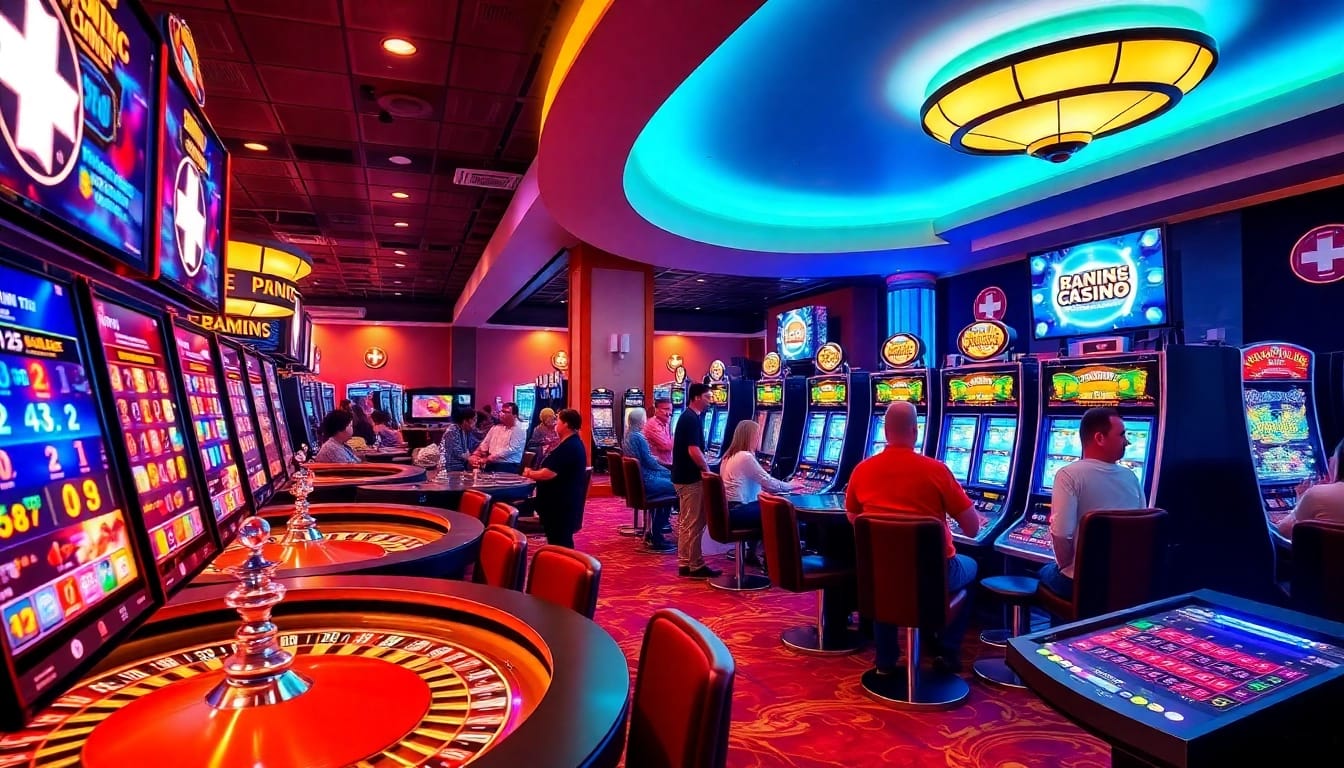 Experience the thrill of online casino schweiz with vibrant digital slots and roulette gaming.