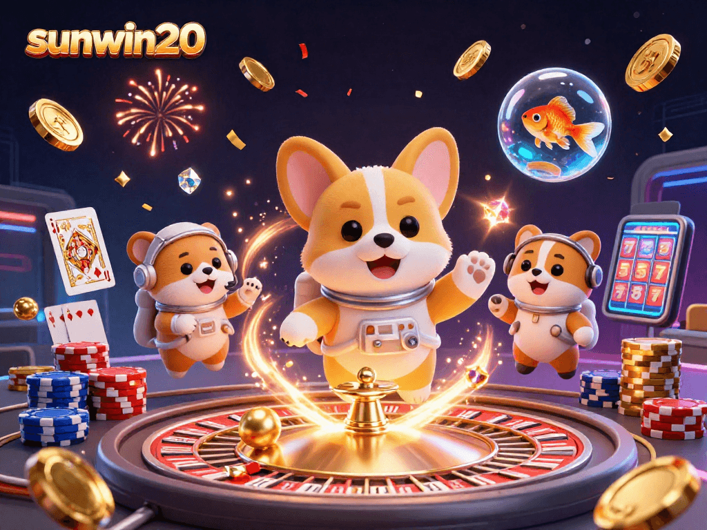 Engage in thrilling gameplay with sunwin20 at an exciting space casino adventure.