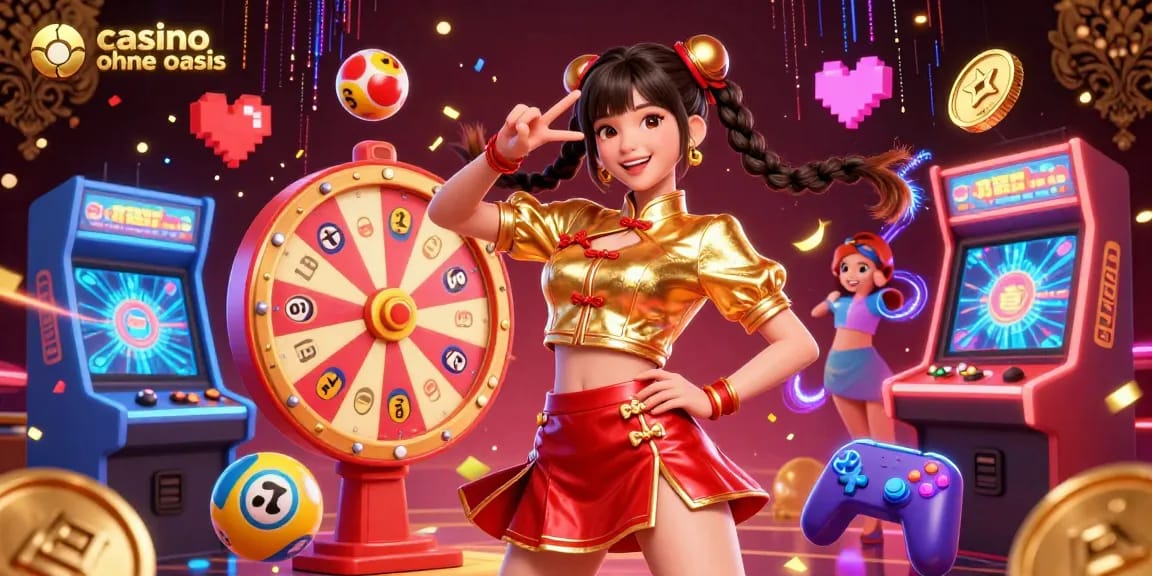 Play exciting games at casino ohne oasis with vibrant visuals and engaging slot machines.