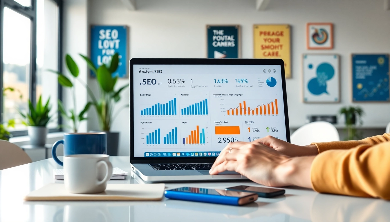 Erfahrene Strategien für SEO Tipps über digitale Marketinganalysen am Laptop