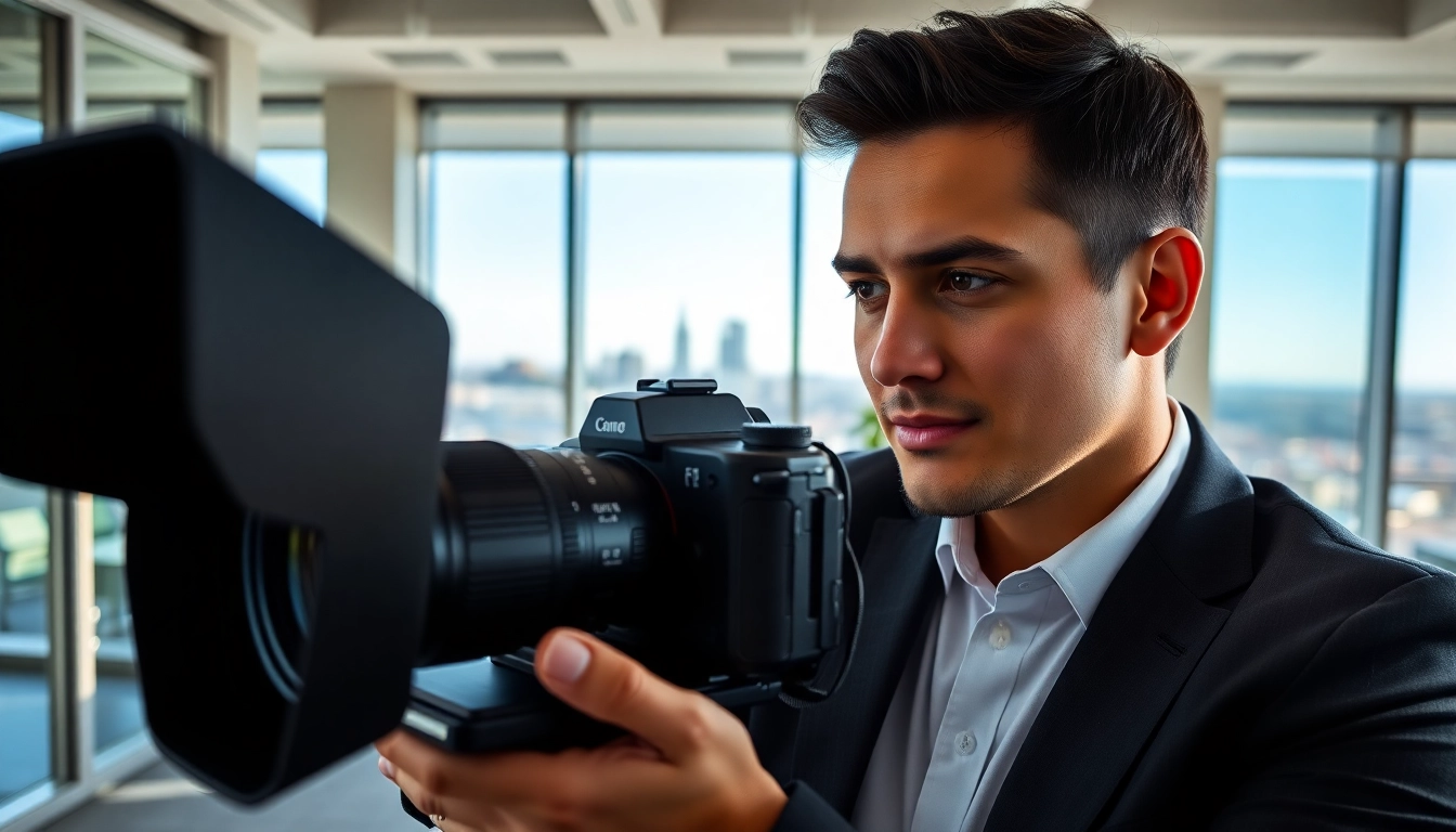 Businessfotograf München erstellt professionelle Bilder in modernem Büro.