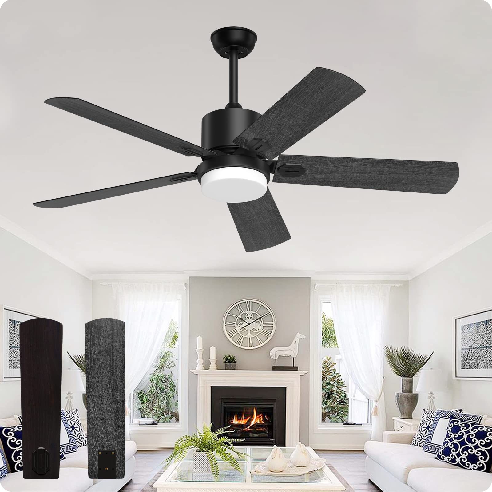Kühlung und Beleuchtung: Deckenventilatoren mit integrierten Lampen