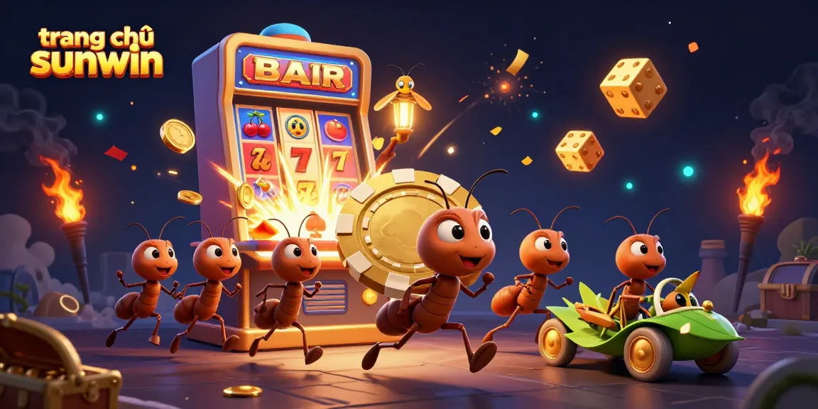Experience massive wins at trang chủ sunwin with colorful 3D fantasy characters celebrating casino victories!