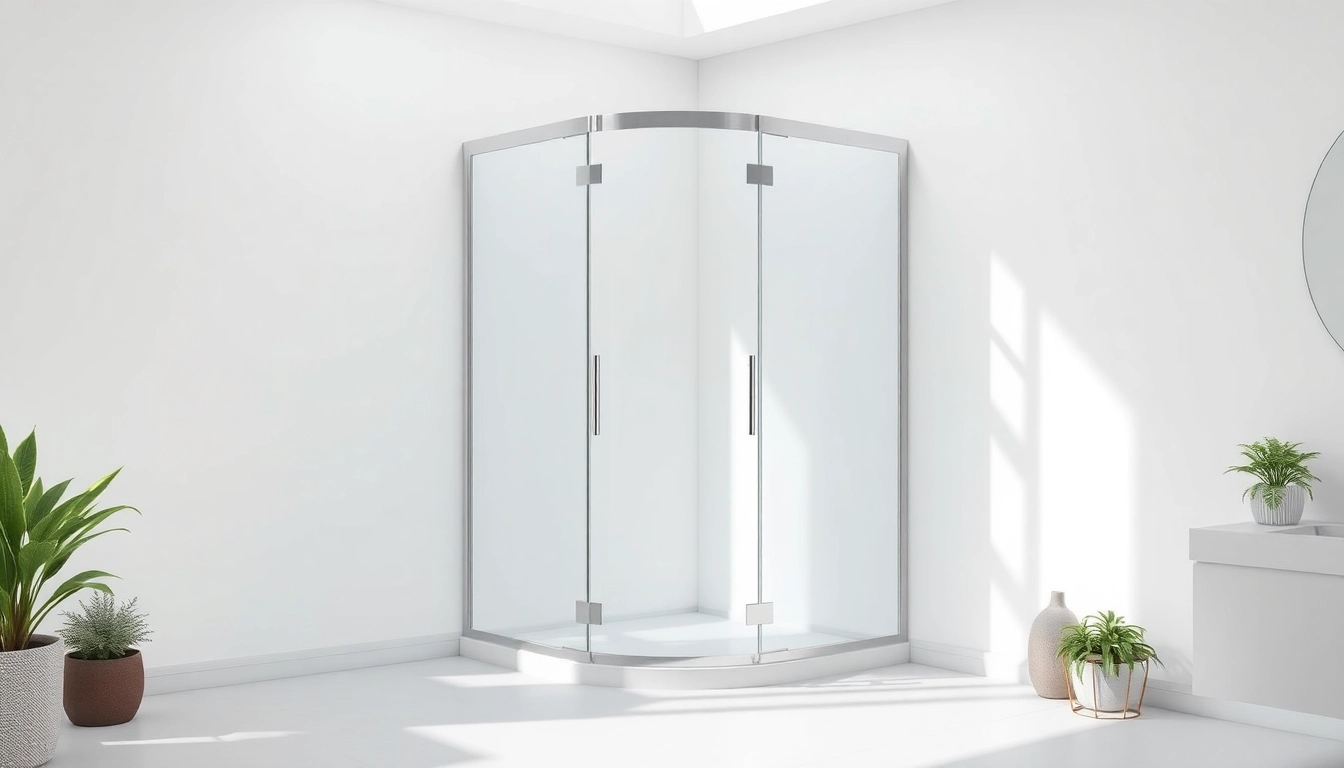 Moderne duschkabine 80x80 eckeinstieg in stilvollem Badezimmer mit eleganten Designelementen.