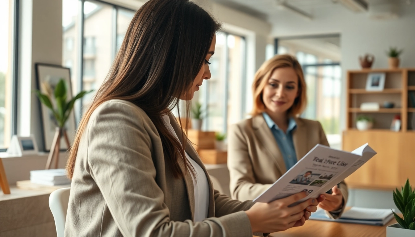 Immobilienmakler Frankfurt Preungesheim berät Kunden professionell in modernen Büroräumen.