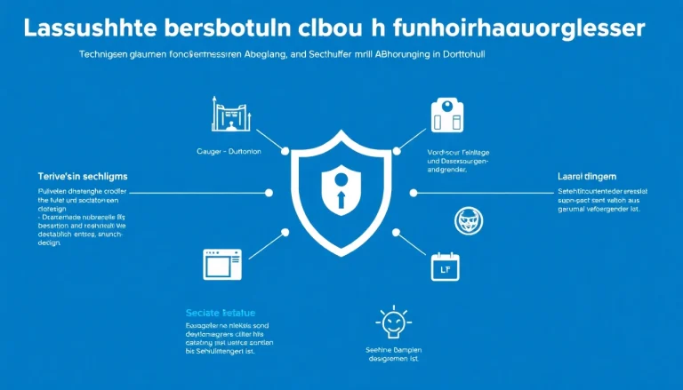 Diagramm zur Lauschabwehr in Dortmund, das Methoden zur Abhörsicherheit darstellt