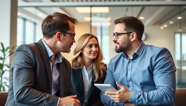 Beratung zur Unternehmensberatung Hannover in einem dynamischen Meeting mit Experten im modernen Büro.