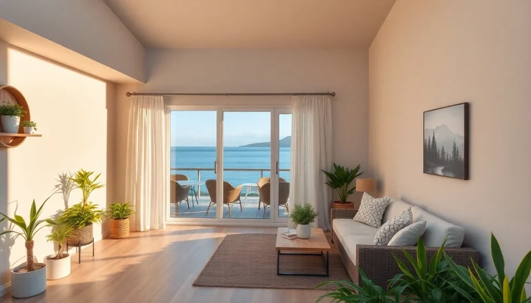 Nordzypern Immobilien: Entspannen Sie in einem modernen Haus mit Meerblick und einladendem Garten.