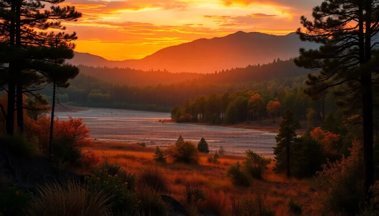 Illustrate Klima's impact on landscapes, juxtaposing thriving ecosystems with drought-affected areas.