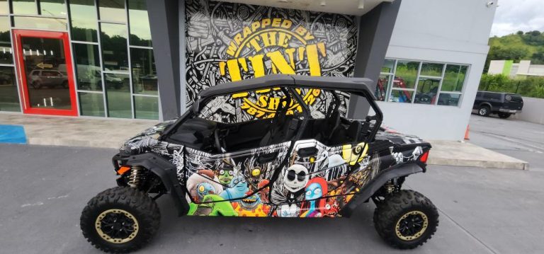 Nightmare before Christmas with CF MOTO custom design wrap (2)