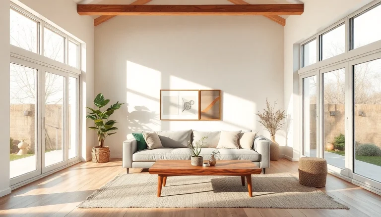 Optimale Raumgestaltung eines modernen Wohnzimmers mit heller Atmosphäre und stilvollen Dekorationselementen.