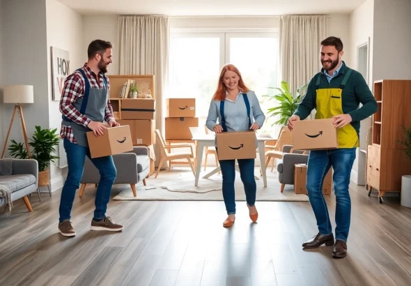 Umzugsunternehmen Wermelskirchen transportiert sorgfältig Möbel in ein neues Zuhause.