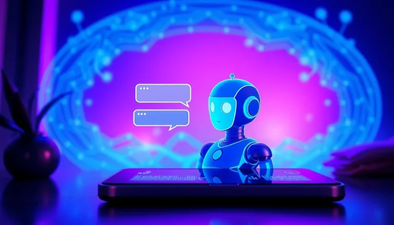 Engaging AI porn chat illustration with vibrant digital interface