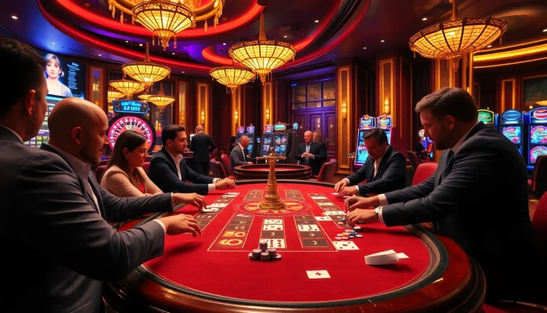 Exciting S8 gaming experience with players betting at a vibrant casino table in 2025.