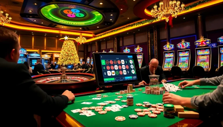 GK88 players enjoying exciting casino games at a vibrant online gaming platform.