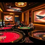 Participants enjoying a luxurious gambling experience at DH 88 casino tables with vibrant colors and intense gameplay.