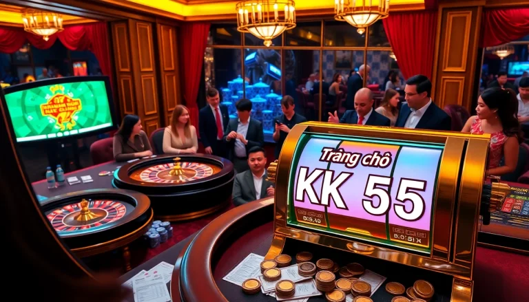 Experience the thrill of winning at Trang chủ KK55 with lively casino atmosphere and exciting games.