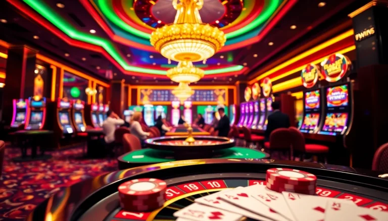 Players enjoying casino games at a lively table with focus on the online gambling platform https://luck8.plus/.