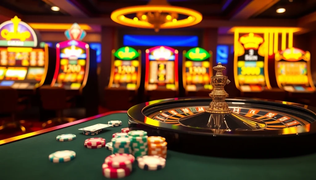 Cổng game 789club offers thrilling table games with vibrant chips, roulette, and online betting excitement.