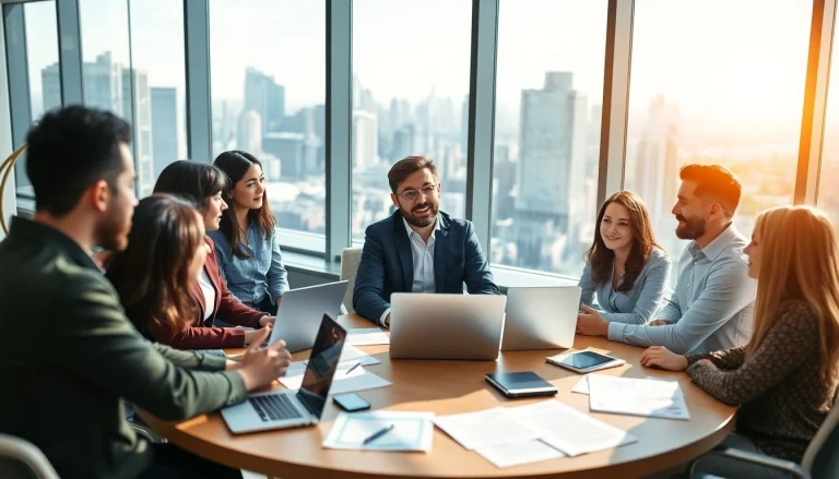 Headhunter Schweiz vermittelt Kandidaten in einer modernen Büroumgebung.