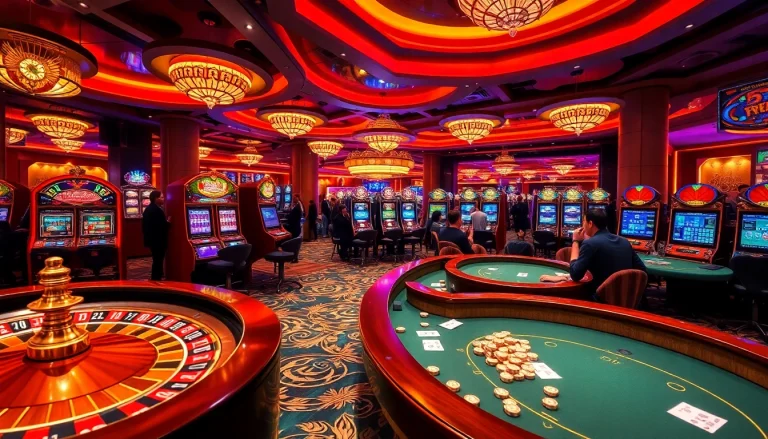 Experience thrilling gameplay at sao789 with vibrant casino tables and engaging players.