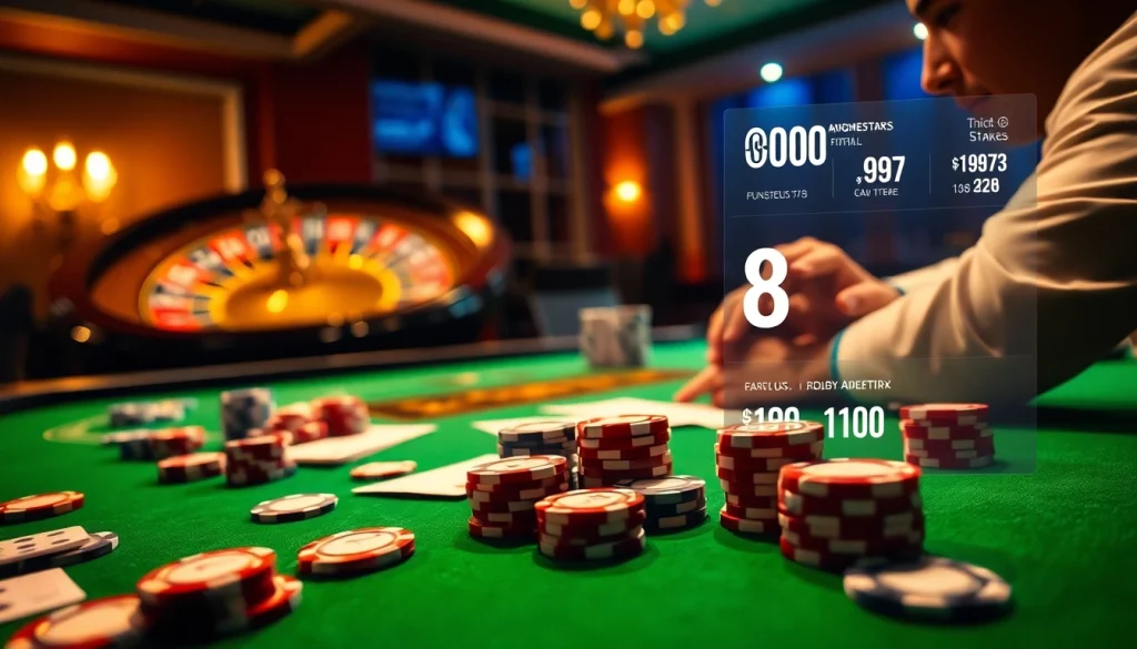 Experience thrilling gameplay at 8day with vibrant casino tables and exciting betting options.