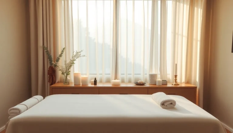 차분한 분위기와 에센셜 오일이 갖춰진 오산출장마사지 서비스의 편안한 마사지 세팅